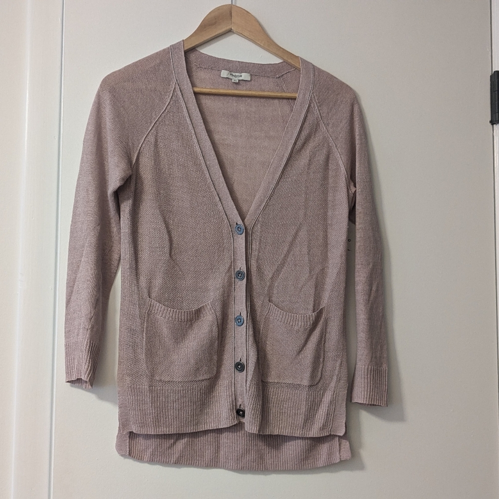 Madewell 100% linen cardigan